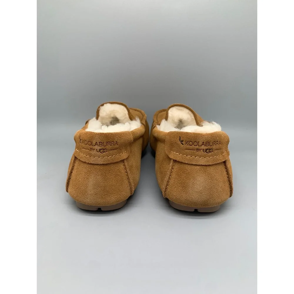 Koolaburra by UGG Tipton Chestnut Suede Slippers 1105893 Men's Sz 10 NEW‎